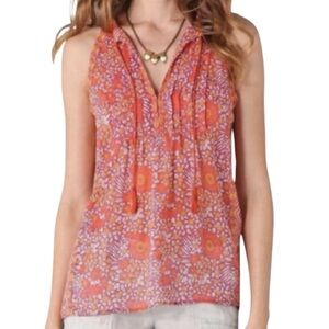 Joie | Shara Boho Floral Silk Tank Sz S EUC